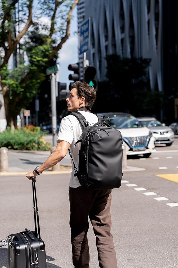 🌲🔥【Buy 1 Get 1 Free】Vortex Vacuum Seal Travel Backpack 60L Expandable Air Compression System Water Resistant TSA Lock Carry-On Suitcase Luggage Blue AERO - Vacuum Pump Included