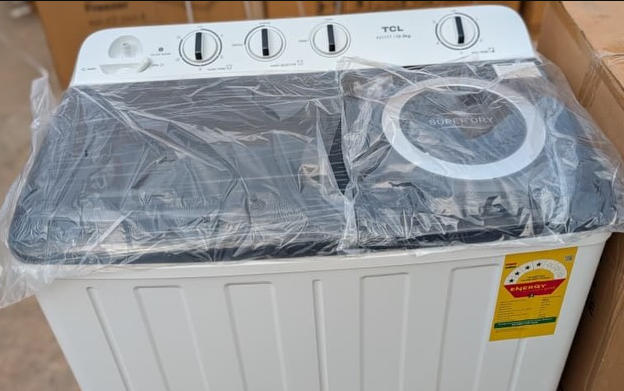 ⏰ Price reduced by 80% today 🎊Tcl 10.5kg Twin Tub Washing Machine - Delivery in 2-3 days, free shipping.😍