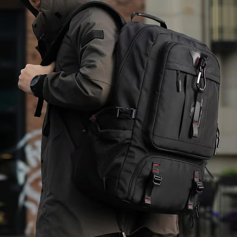 🌲🔥【Buy 1 Get 1 Free】Sports Outdoor Mountaineering Travel Backpack with Shoes Compartment, Large Capacity School Bag, Men's Daily Leisure 15.6-inch Laptop Bag, Ideal Choice for Gift