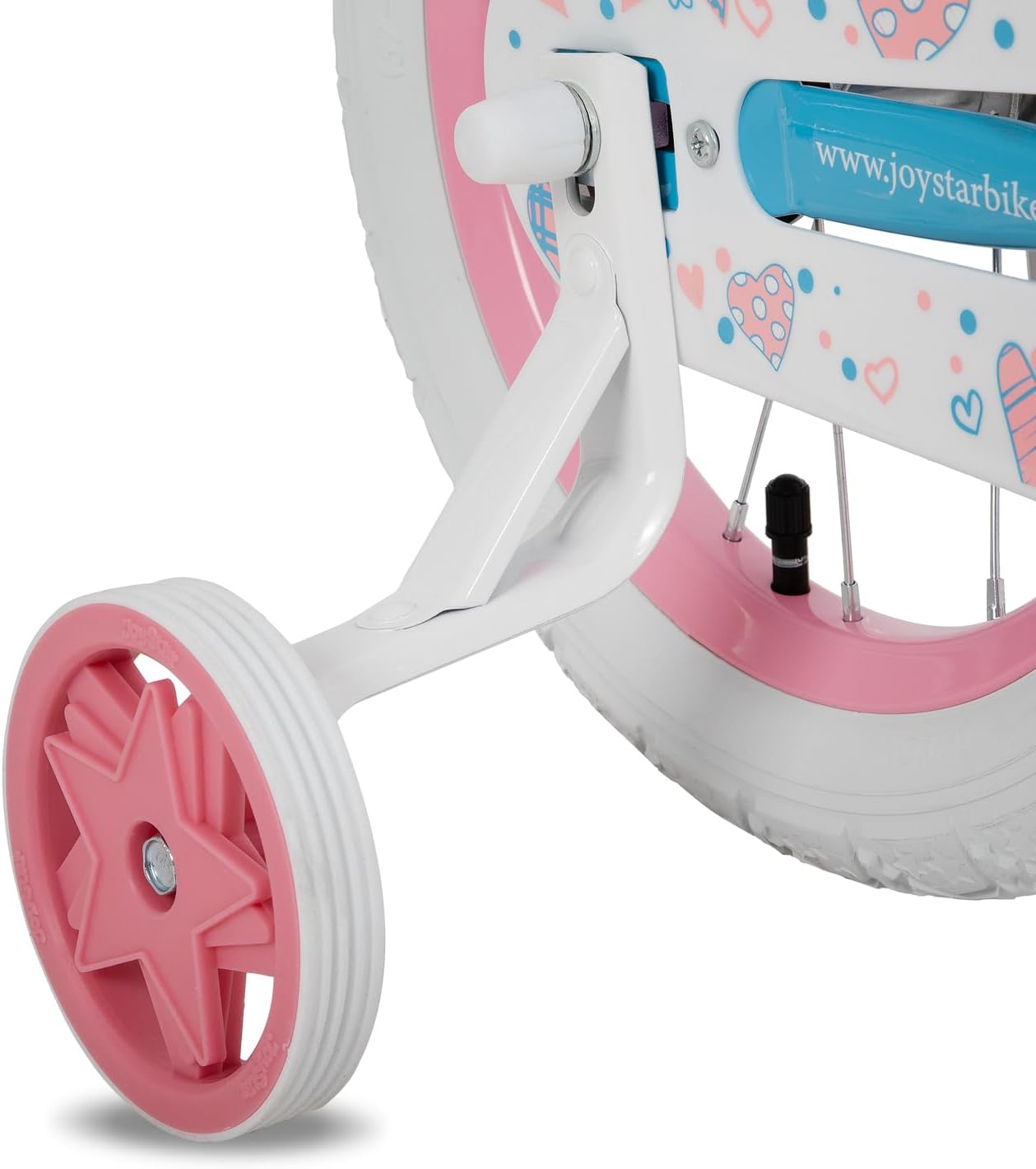 🌲Big clearance sale🎅 JOYSTAR Angel Girls Bike for Toddlers and Kids Ages 2-13 Years Old, 12 14 16 18 20 Inch Kids Bike with Training Wheels & Basket, 20 24 Inch Girls Bicycle with Handbrake & Kickstand