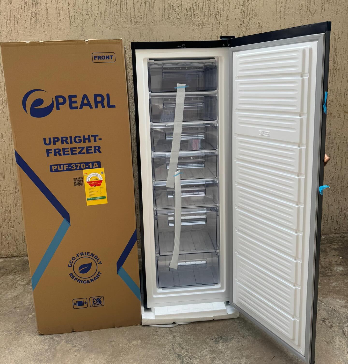 🔥 Clearance sale today, up to 80% off! 🔥 Pearl Double Door Bottom freezer fridge-PF-135B-10J - Delivery in 2-5 days, free shipping 🎉