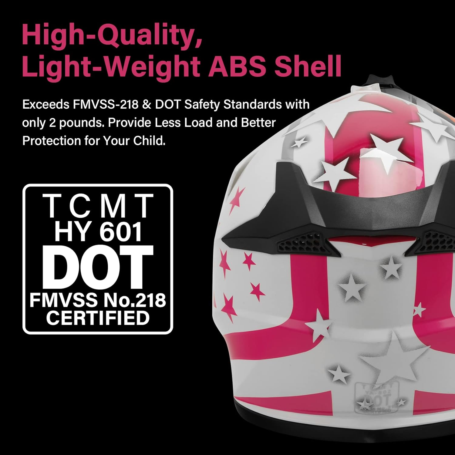 🌲🎅Year-end promotions🌲🎅TCMT DOT Youth Kids Dirt Bike Helmet Youth Motocross Helmet Full Face ATV Four Wheeler Motorcycle BMX Helmet for Boys Girls, Off-Road Protective Gear with Goggles Gloves New