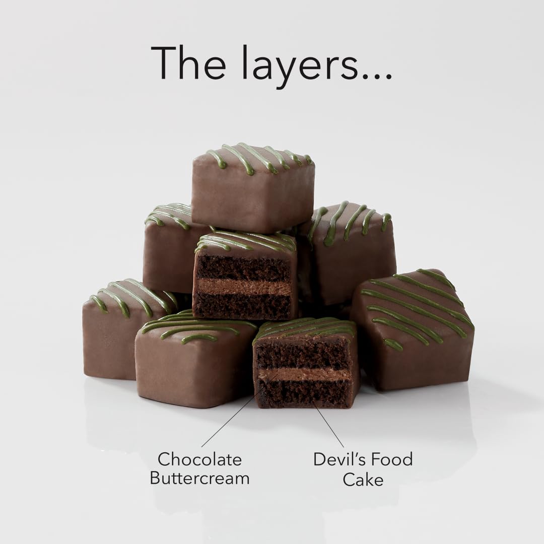 The Swiss Colony 43 Season Pleasers - Assorted Summer Sausage Meats, Cheese Bricks & Wedges, Spreadables, Candies & Chocolate Treats with Merry Christmas Petits Fours Gourmet Mini Layer Cakes