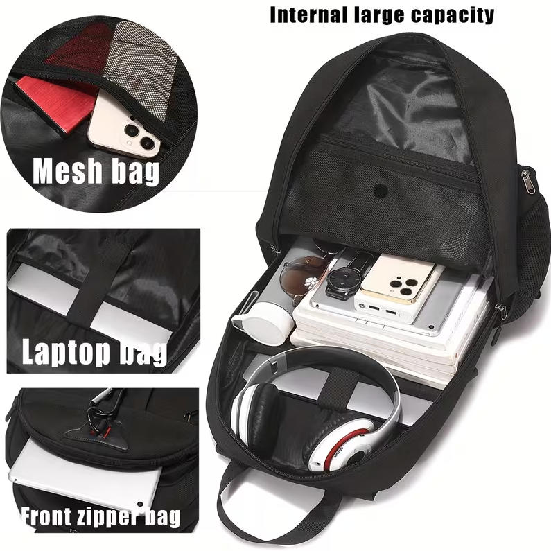 🌲🔥【Buy 1 Get 1 Free】Sports Outdoor Mountaineering Travel Backpack with Shoes Compartment, Large Capacity School Bag, Men's Daily Leisure 15.6-inch Laptop Bag, Ideal Choice for Gift