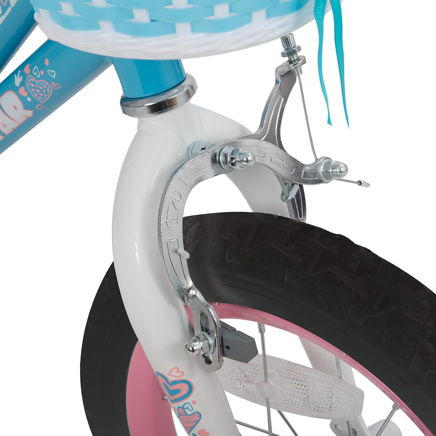 🌲Big clearance sale🎅 JOYSTAR Angel Girls Bike for Toddlers and Kids Ages 2-13 Years Old, 12 14 16 18 20 Inch Kids Bike with Training Wheels & Basket, 20 24 Inch Girls Bicycle with Handbrake & Kickstand