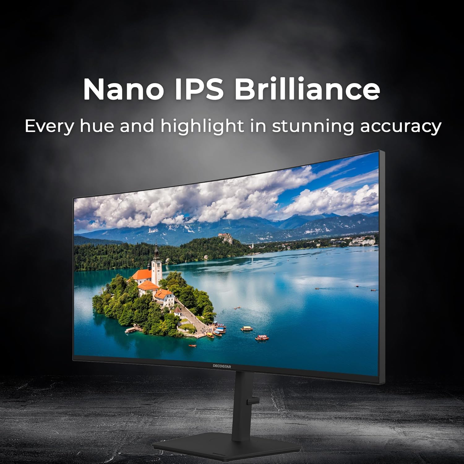 Deco Gear Curved 49” Super Ultrawide Gaming Monitor, 32:9 WDFHD 3840×1080, 144Hz, 4ms, 3000:1 VA, HDR400, Adaptive Sync, USB-C 65W, HDMI/DP, PBP/PIP, KVM, 1800R, American Seller