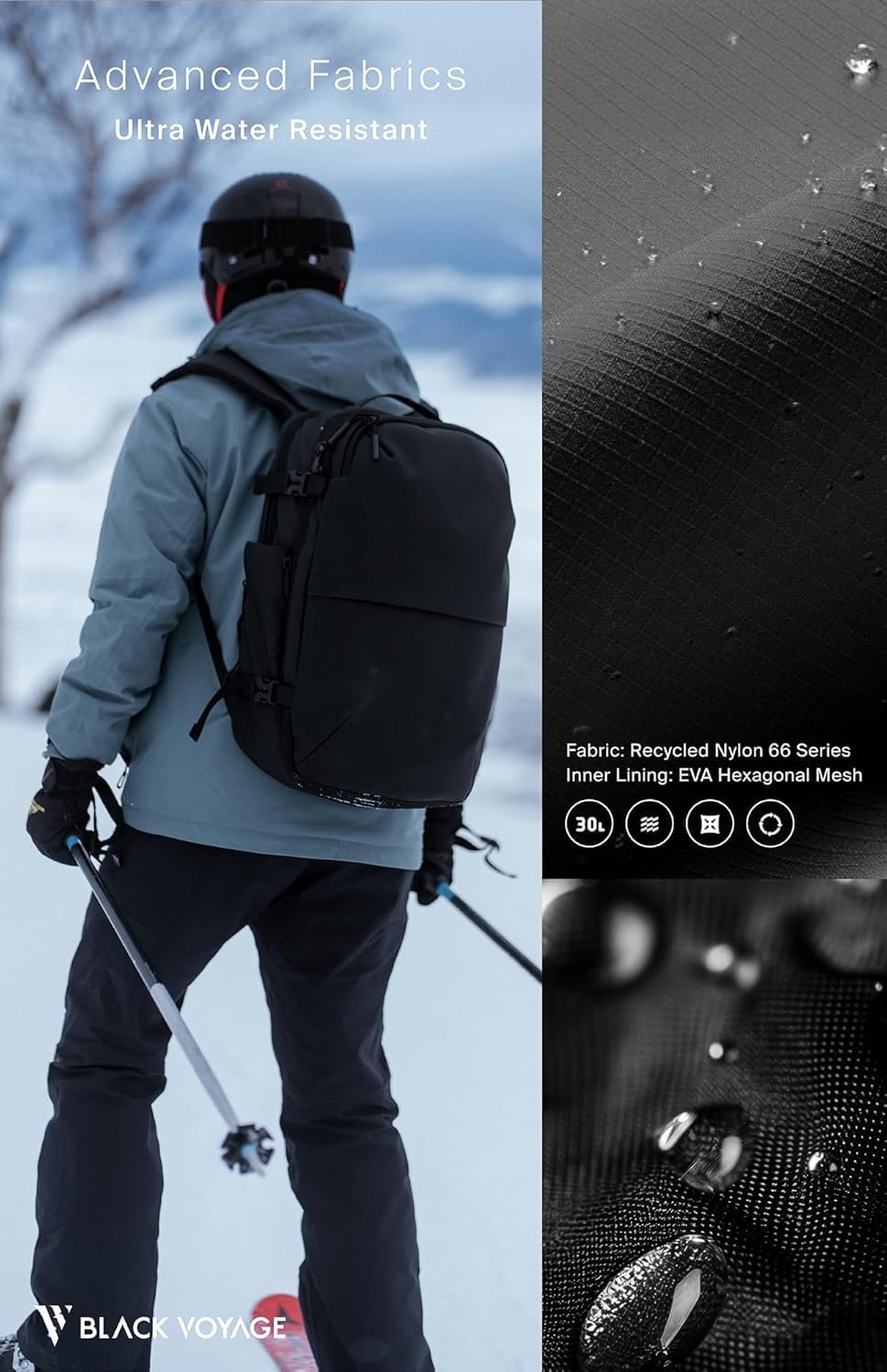 🌲🔥【Buy 1 Get 1 Free】Vortex Vacuum Seal Travel Backpack 60L Expandable Air Compression System Water Resistant TSA Lock Carry-On Suitcase Luggage Blue AERO - Vacuum Pump Included