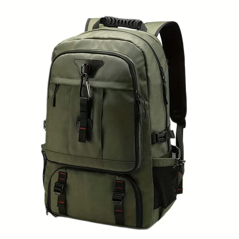 🌲🔥【Buy 1 Get 1 Free】Sports Outdoor Mountaineering Travel Backpack with Shoes Compartment, Large Capacity School Bag, Men's Daily Leisure 15.6-inch Laptop Bag, Ideal Choice for Gift