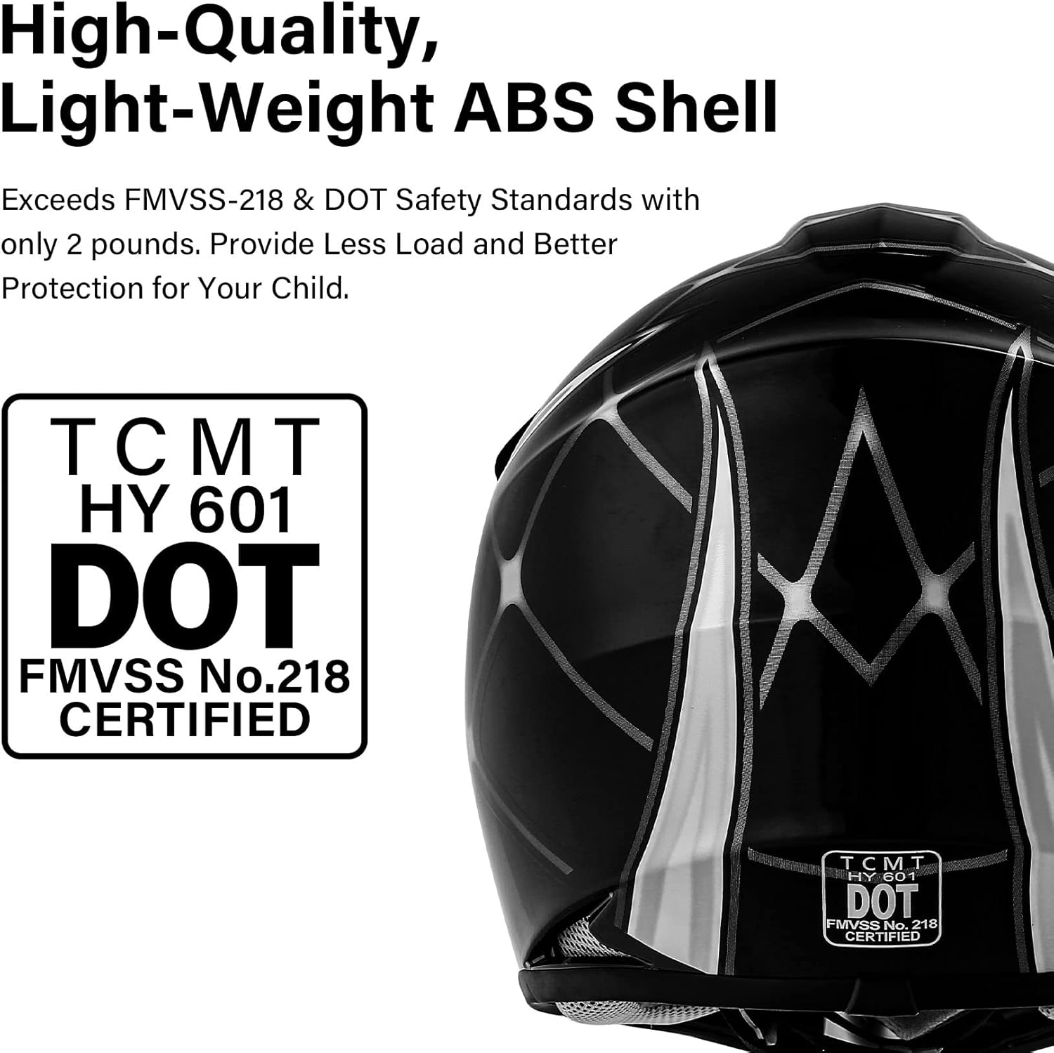 🌲🎅Year-end promotions🌲🎅TCMT DOT Youth Kids Dirt Bike Helmet Youth Motocross Helmet Full Face ATV Four Wheeler Motorcycle BMX Helmet for Boys Girls, Off-Road Protective Gear with Goggles Gloves New