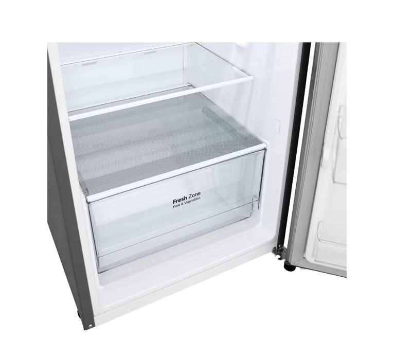 🎉【Today's Special Price】260L Top Freezer Fridge in Platinum Silver Steel, Cool pac