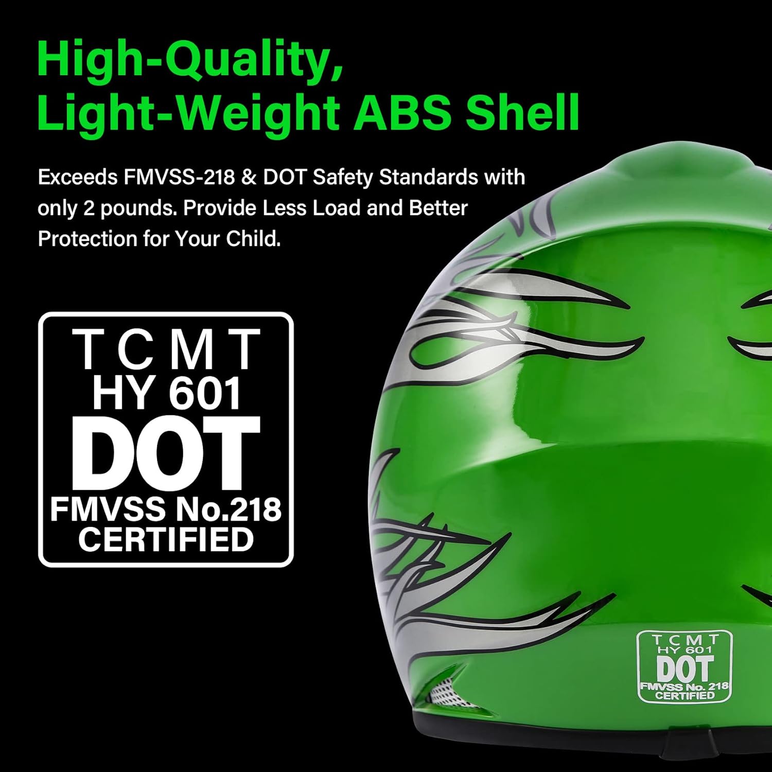 🌲🎅Year-end promotions🌲🎅TCMT DOT Youth Kids Dirt Bike Helmet Youth Motocross Helmet Full Face ATV Four Wheeler Motorcycle BMX Helmet for Boys Girls, Off-Road Protective Gear with Goggles Gloves New