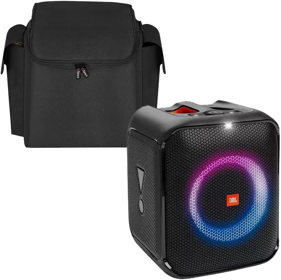 🔥😍 (Speaker + Case + microphone ) JBL Partybox Encore Essential: 100W Sound, Built-in Dynamic Light Show, and Splash Proof Design
