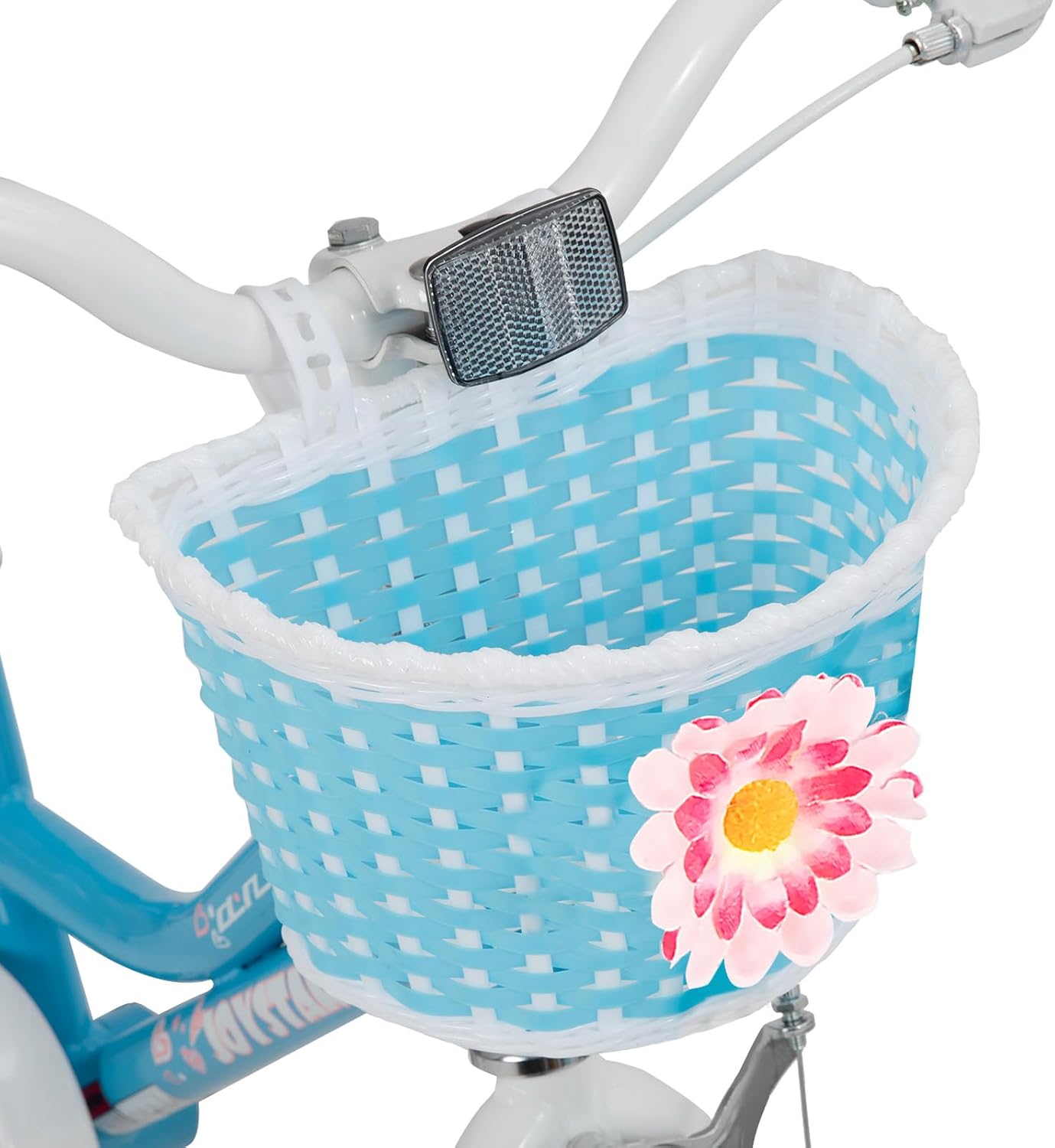 🌲Big clearance sale🎅 JOYSTAR Angel Girls Bike for Toddlers and Kids Ages 2-13 Years Old, 12 14 16 18 20 Inch Kids Bike with Training Wheels & Basket, 20 24 Inch Girls Bicycle with Handbrake & Kickstand