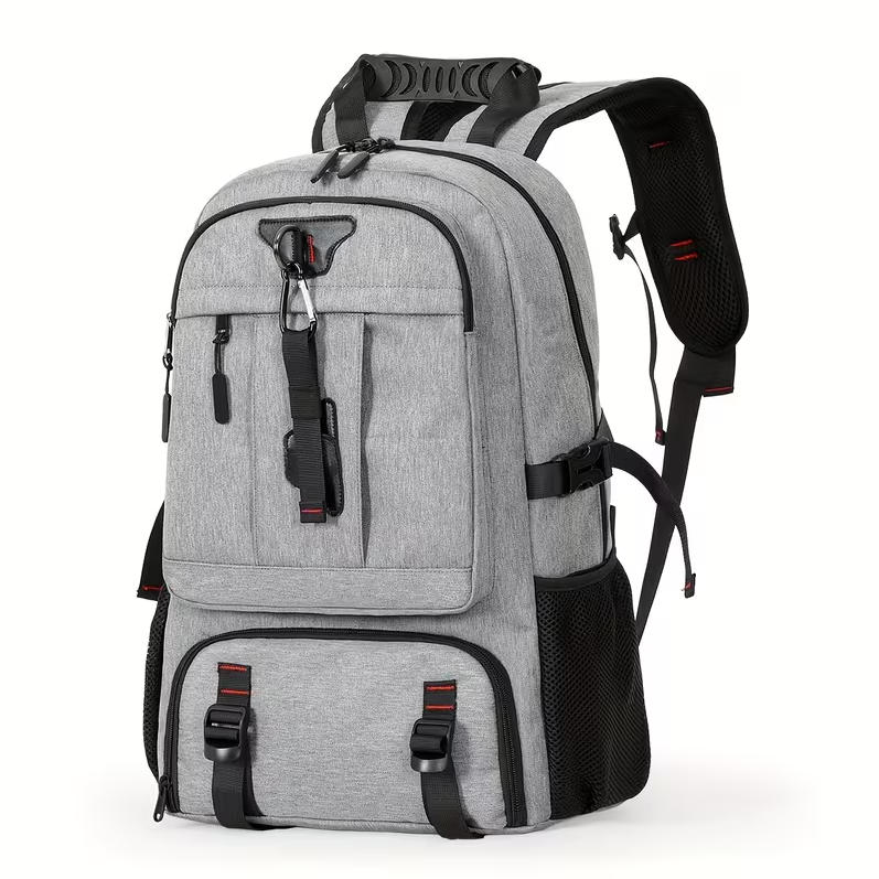 🌲🔥【Buy 1 Get 1 Free】Sports Outdoor Mountaineering Travel Backpack with Shoes Compartment, Large Capacity School Bag, Men's Daily Leisure 15.6-inch Laptop Bag, Ideal Choice for Gift