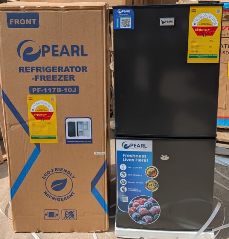 🔥 Clearance sale today, up to 80% off! 🔥 Pearl Double Door Bottom freezer fridge-PF-135B-10J - Delivery in 2-5 days, free shipping 🎉