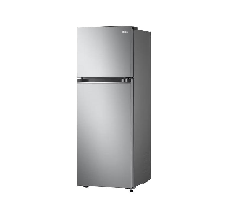 🎉【Today's Special Price】260L Top Freezer Fridge in Platinum Silver Steel, Cool pac