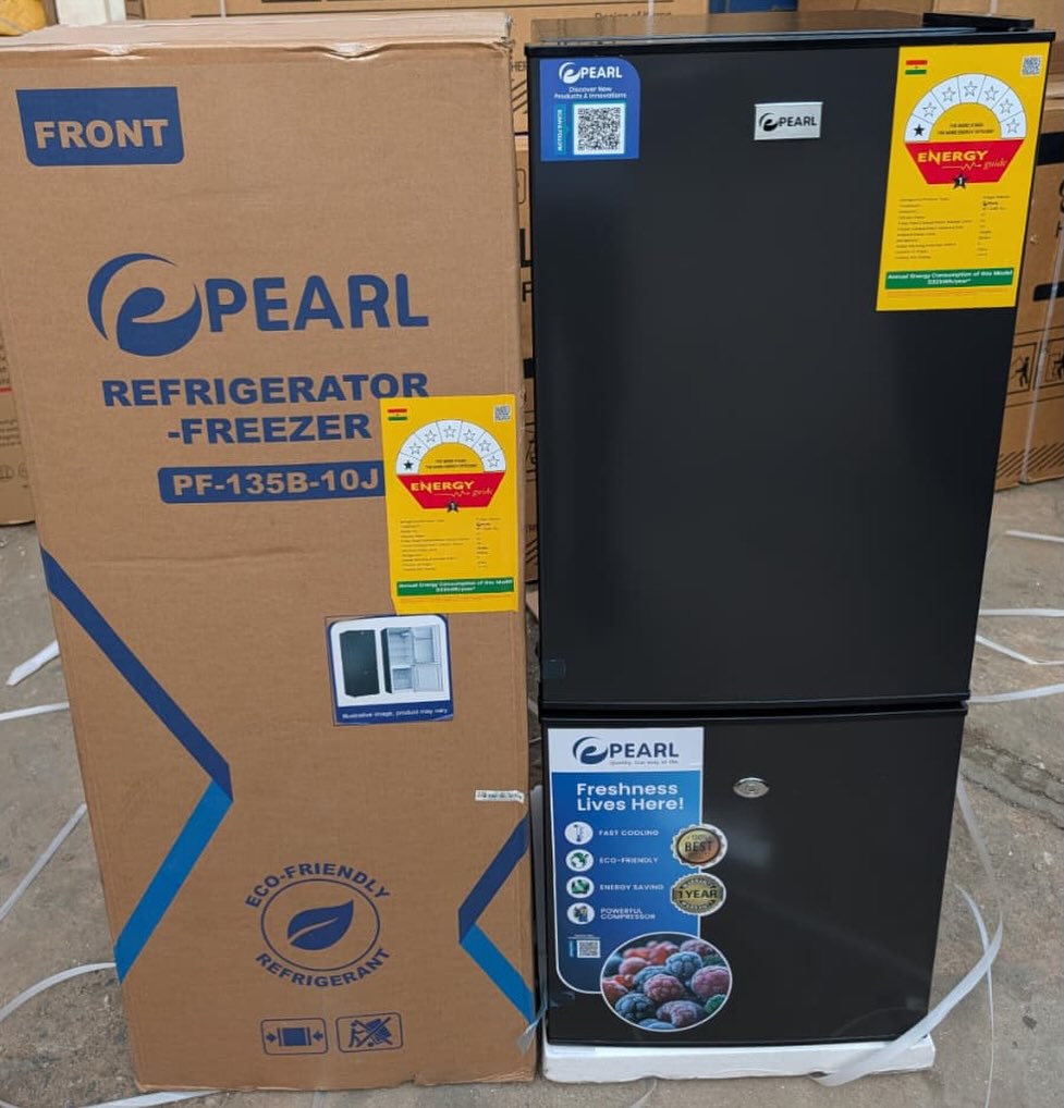 🔥 Clearance sale today, up to 80% off! 🔥 Pearl Double Door Bottom freezer fridge-PF-135B-10J - Delivery in 2-5 days, free shipping 🎉