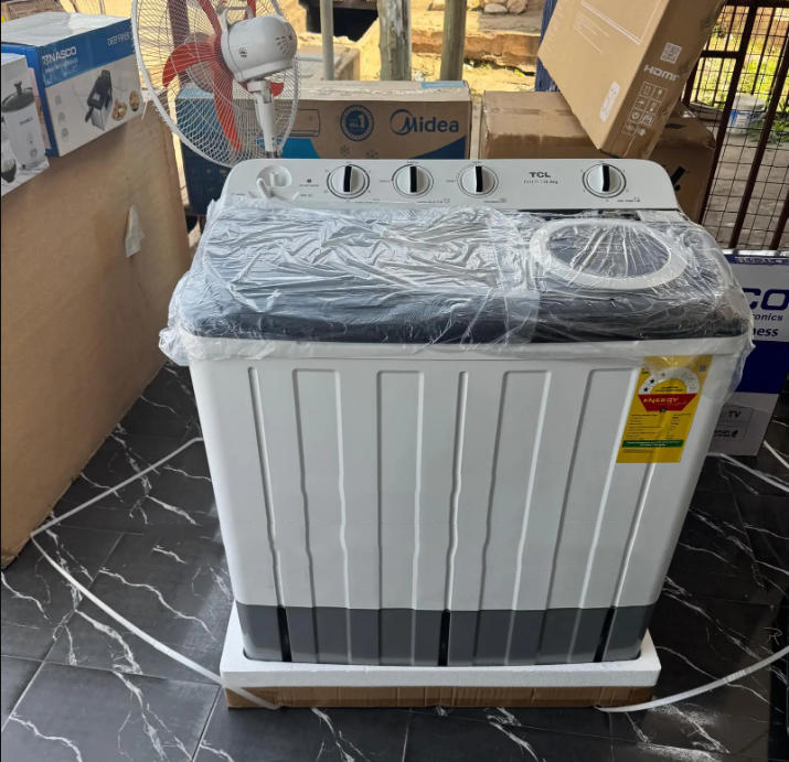 ⏰ Price reduced by 80% today 🎊Tcl 10.5kg Twin Tub Washing Machine - Delivery in 2-3 days, free shipping.😍