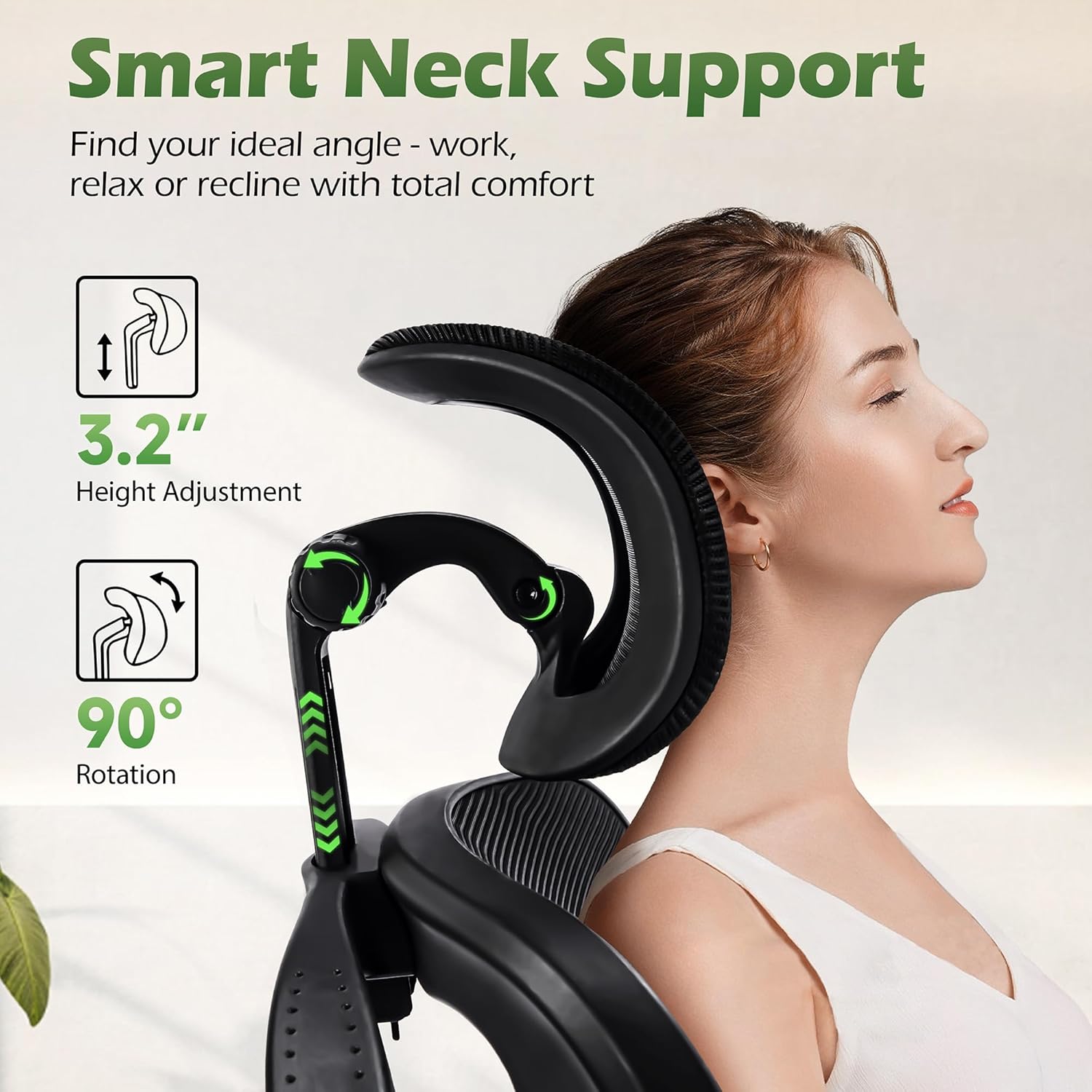 🔥【Buy 1 Get 2 Free】AreShark Office Chair Ergonomic Desk Chairs with Adjustable Lumbar Support& Headrest Hanger, High Back Breathable Mesh Chair with Wheels, Rolling Swivel Comfy Task Computer Chair for Home Work Gaming