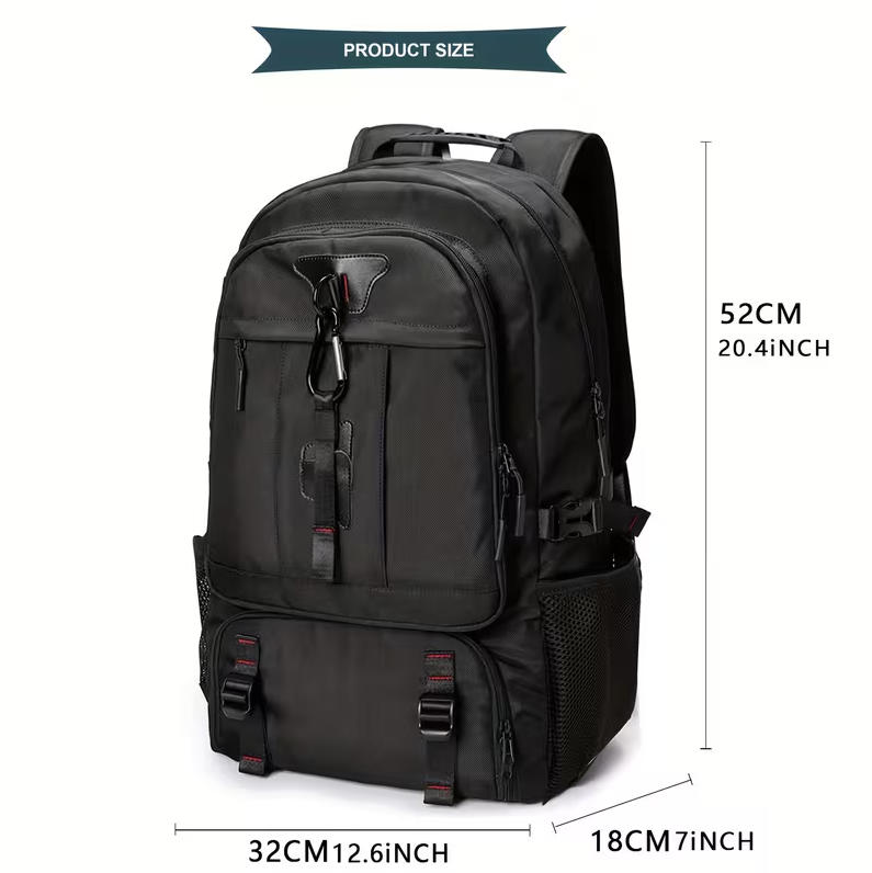 🌲🔥【Buy 1 Get 1 Free】Sports Outdoor Mountaineering Travel Backpack with Shoes Compartment, Large Capacity School Bag, Men's Daily Leisure 15.6-inch Laptop Bag, Ideal Choice for Gift