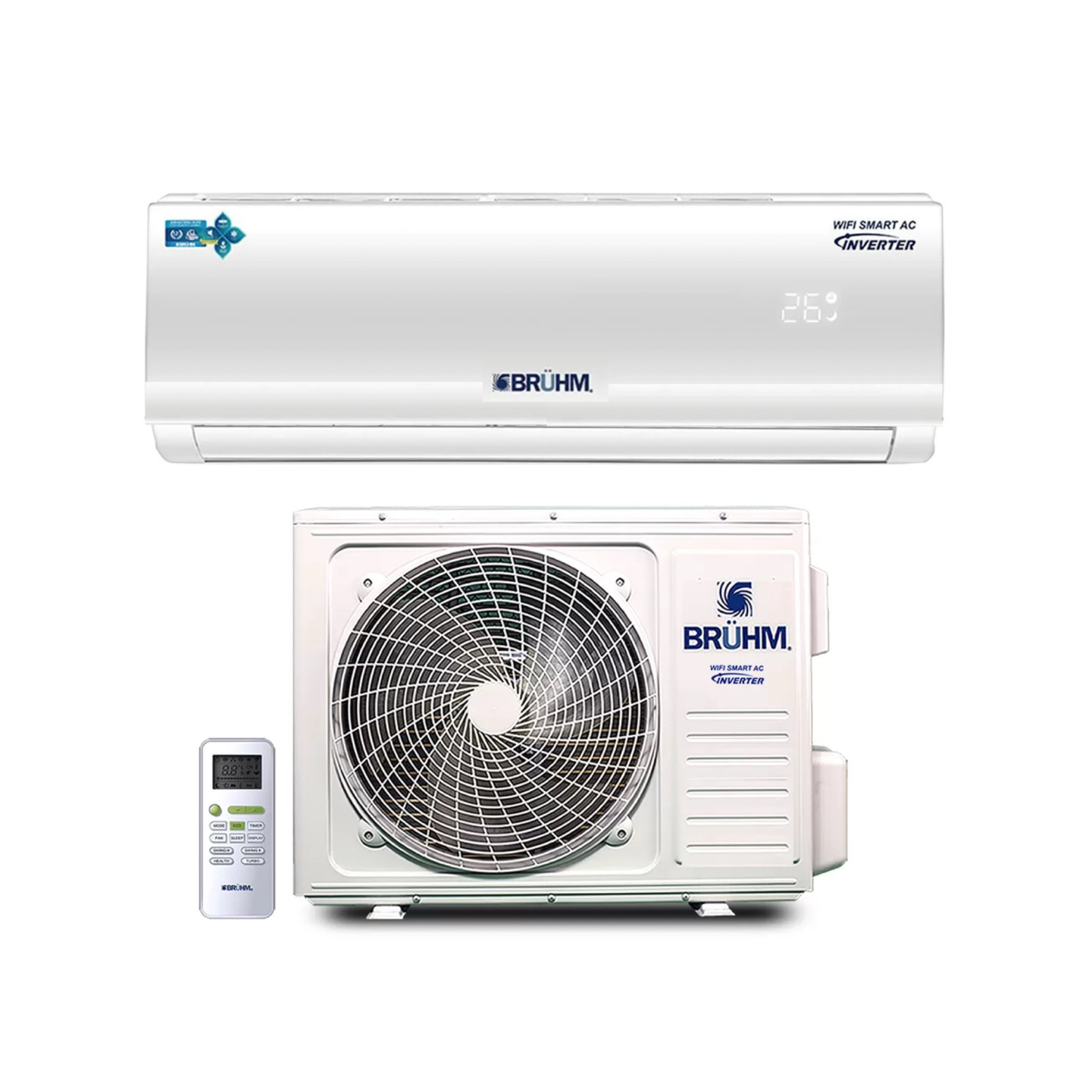 ⏰（Clearance price, limited time offer）⚡️BRUHM 2.0 HP INVERTER SPLIT AIR CONDITIONER - BAS-18ICXW - INVERTER AC[🚀 ORDER NOW → Fast Ghana Delivery]