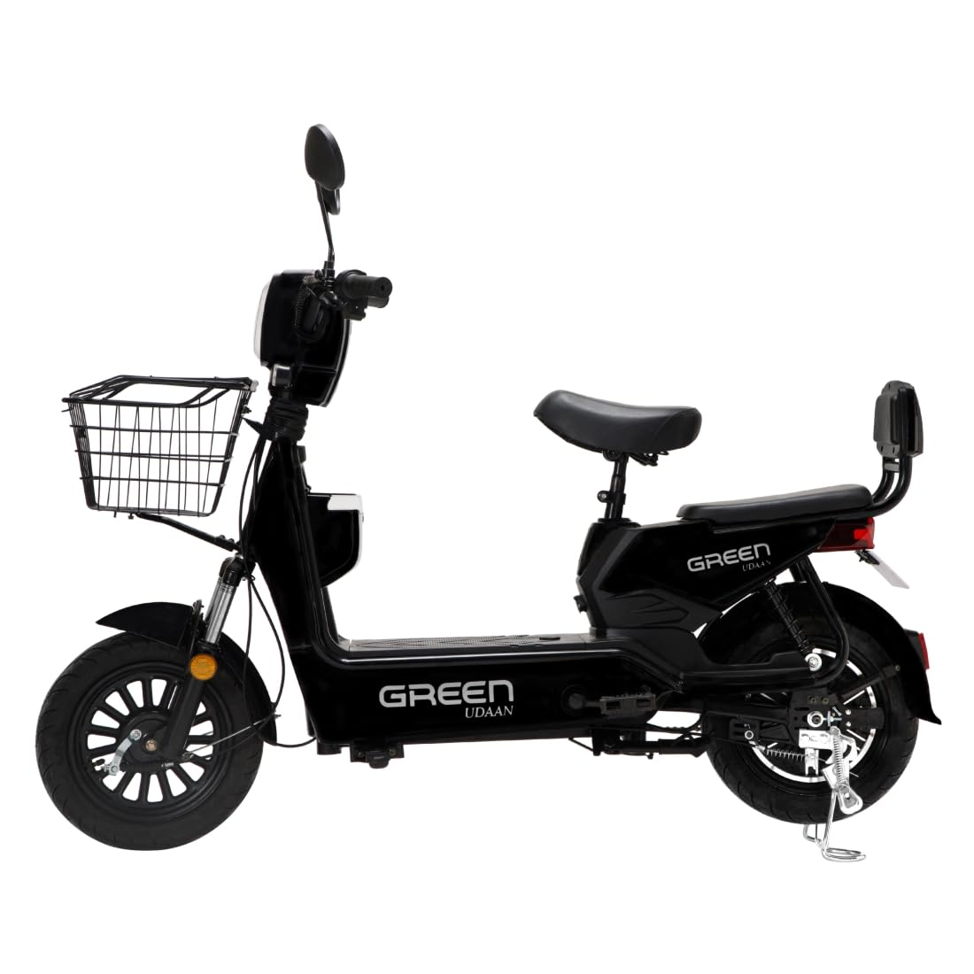Green Udaan Low Speed Electric Scooter Non RTO 30KM Range with Portable Charger