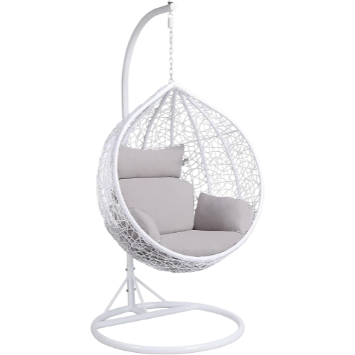 Patio Rttan/Wicker Egg Shape Swing Chair/ Garden Hanging Chairs
