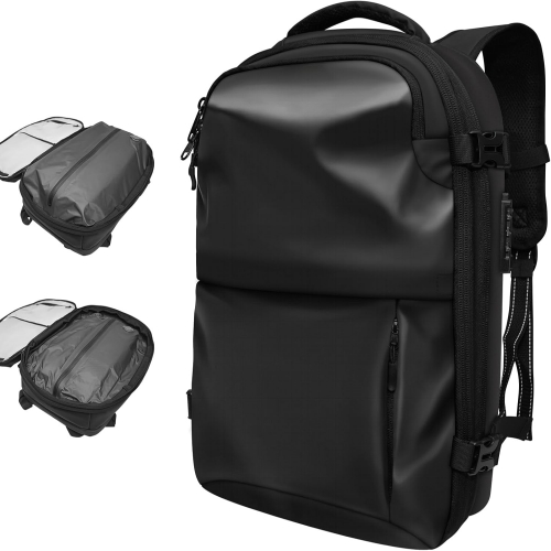 Vacpack Backpack, 60L Expandable Vacuum Backpack, Water Resistant, Anti Theft