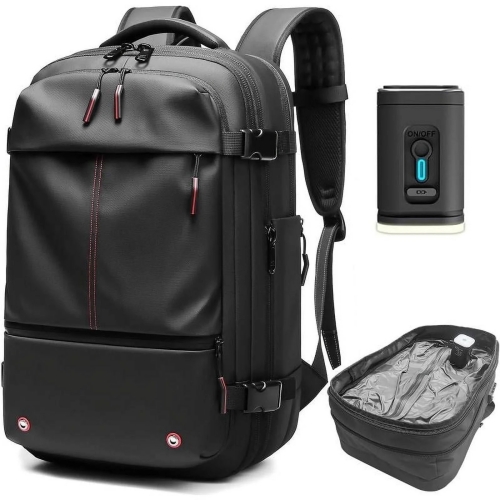 🔥【Buy one, get one free】Kabaqoo Vacuum Backpack with Pump Airtight&Waterproof TSA Lock Exapandable Large Travel