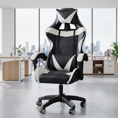 🪑Ergonomic Swivel PC Gaming Office Racing Reclining Gaming Chair Lift Chair Recliner Adjustable Chair with Footrest Silla Gaming