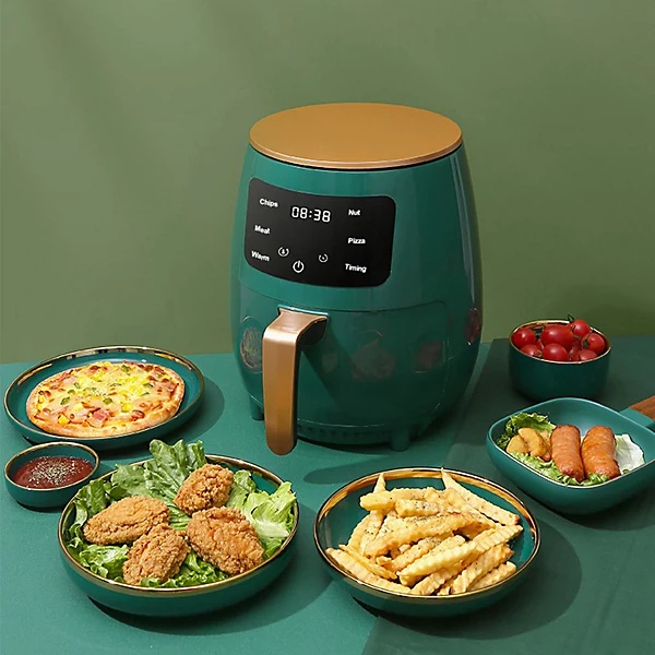 6L Air Fryer Household Cooking Tool Health Non Stick Reusable Large Capacity French Fries Machine Multi-function Electric Fryer