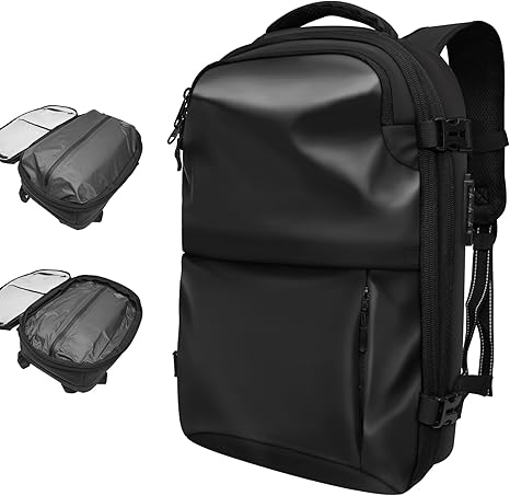 Vacpack Backpack, 60L Expandable Vacuum Backpack, Water Resistant, Anti Theft