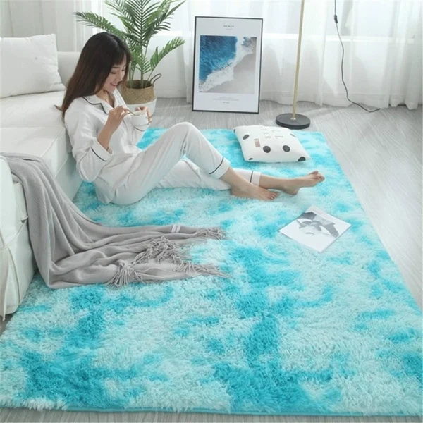 🔥【Buy one get one free】Large Size Super Soft Tie-Dye Art Carpet Floor