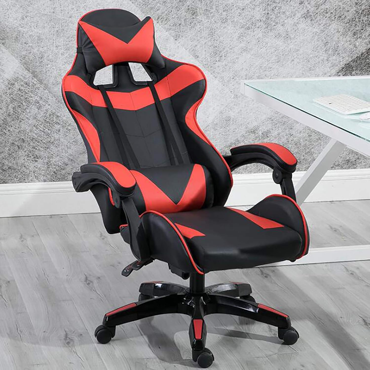 🪑Ergonomic Swivel PC Gaming Office Racing Reclining Gaming Chair Lift Chair Recliner Adjustable Chair with Footrest Silla Gaming