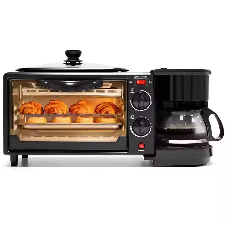 🍞【50% OFF】Hot selling Automatic Multifunction Household Oven Multifunction 3 in 1 Breakfast Maker