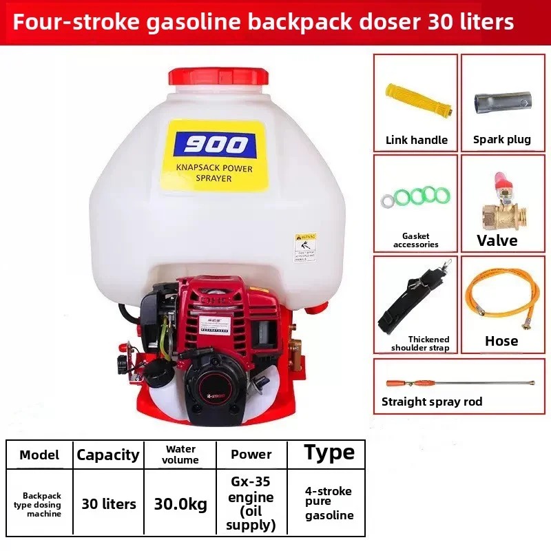 💝Last Day for Clearance ✨Backpack sprayer agricultural high pressure sprayer, high-end 900 four-stroke gasoline sprayer