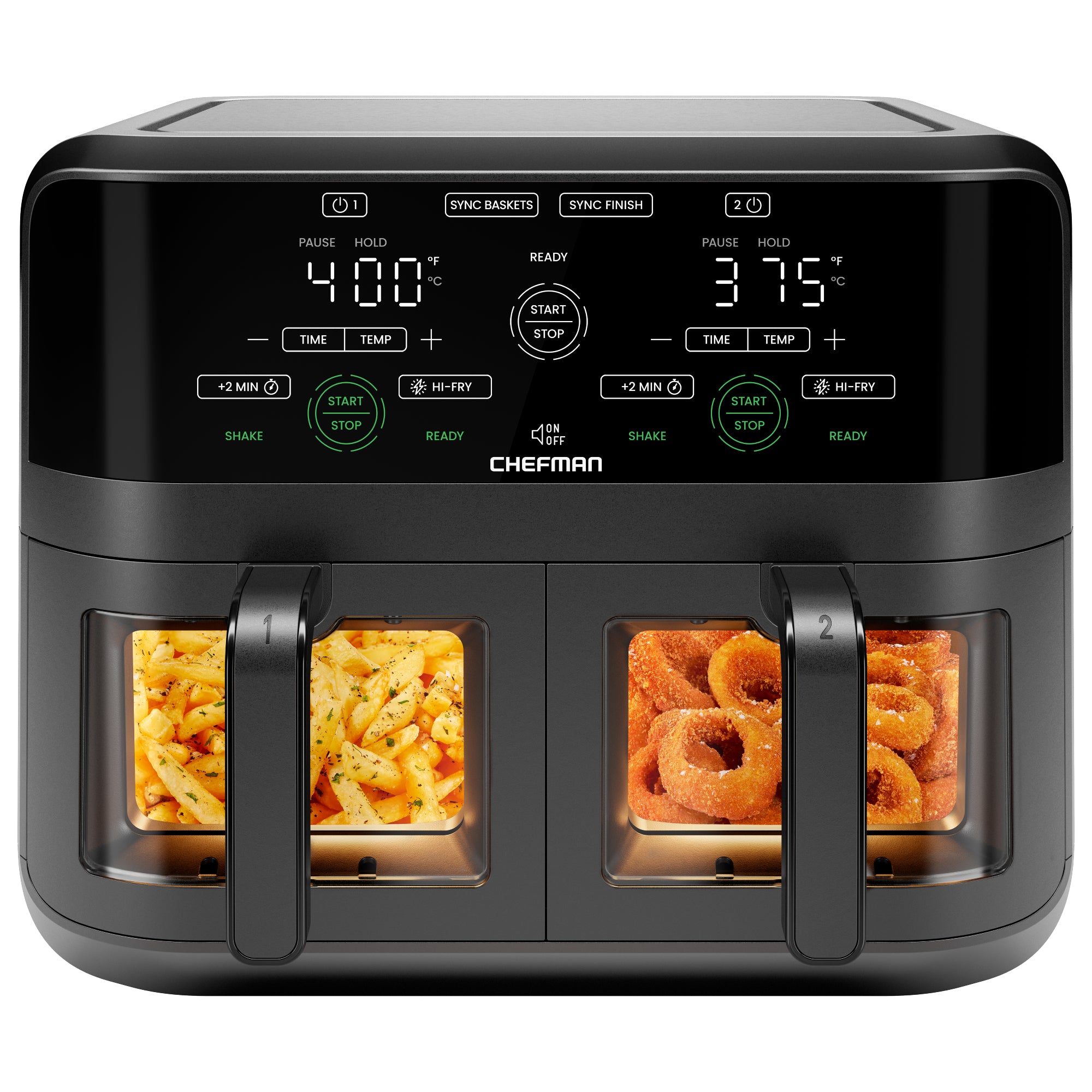 TurboFry Touch Dual-Window Air Fryer