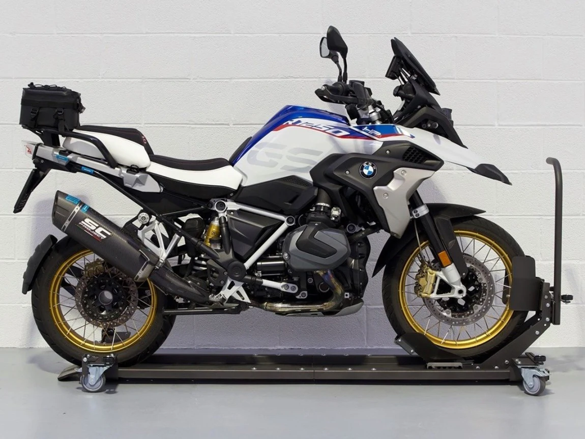 💥The most flexible and convenient motorcycle rolling stand