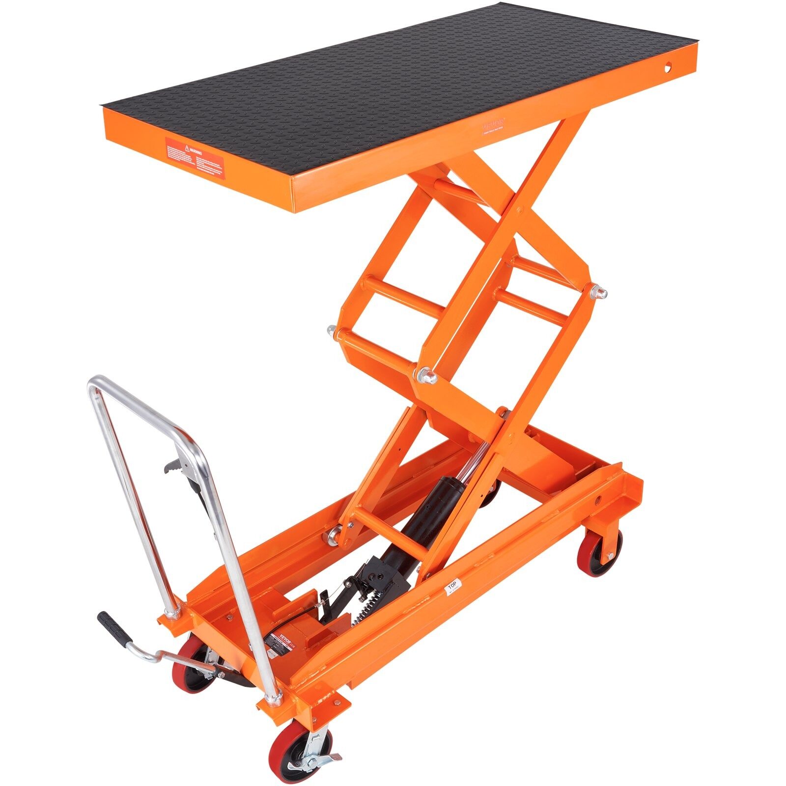 【Special promotion, only 5 units left】Hydraulic Lift Table Cart, Hydraulic Scissor Cart for Material Handling and Transportation