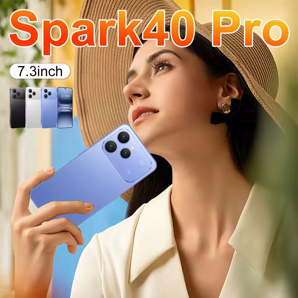 🔥Last Day For Clearance⚡ 5G Mobiles Spark40 Pro Tecno Big Memory Cellphones Android Smartphone Phone With 2 SIM Cards