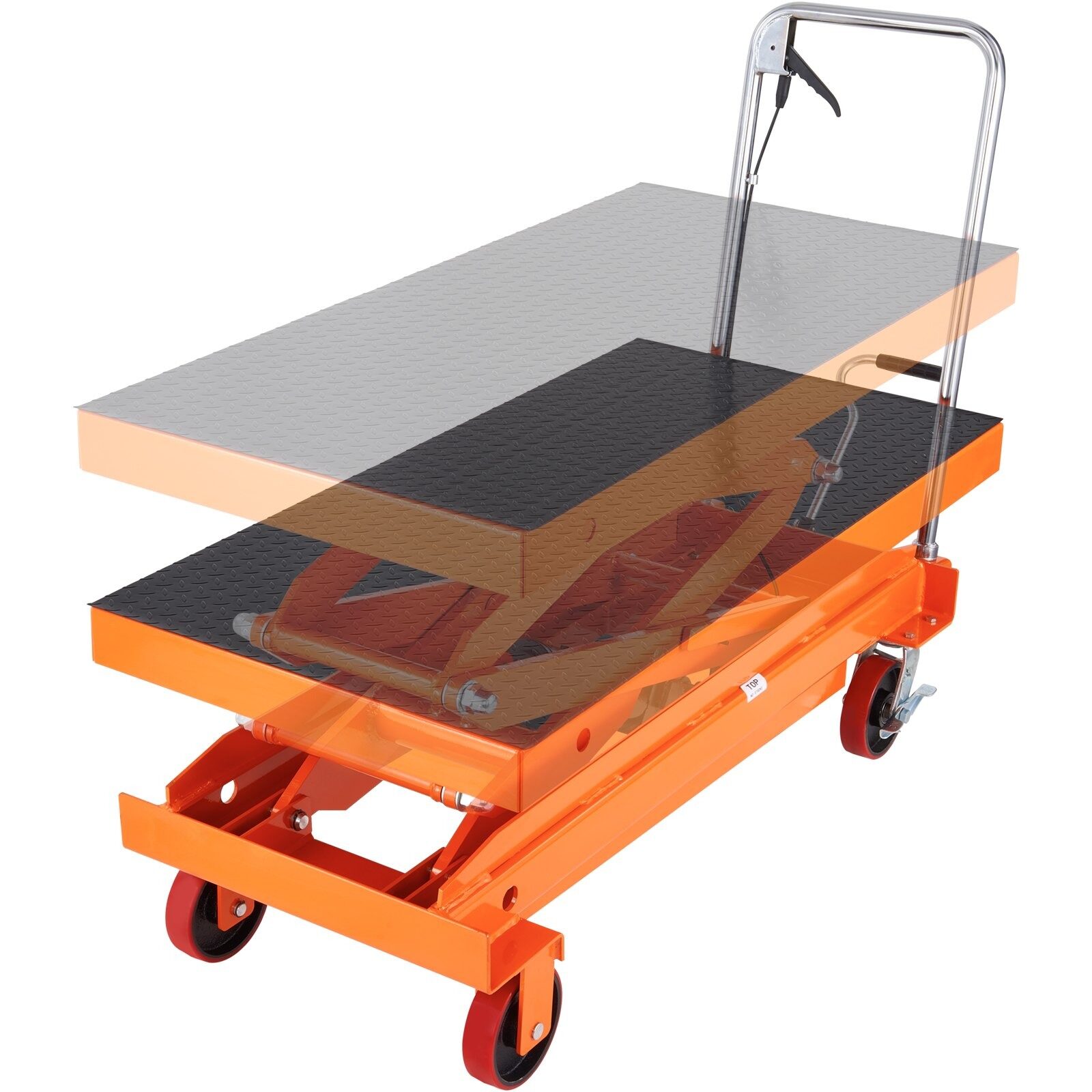 【Special promotion, only 5 units left】Hydraulic Lift Table Cart, Hydraulic Scissor Cart for Material Handling and Transportation