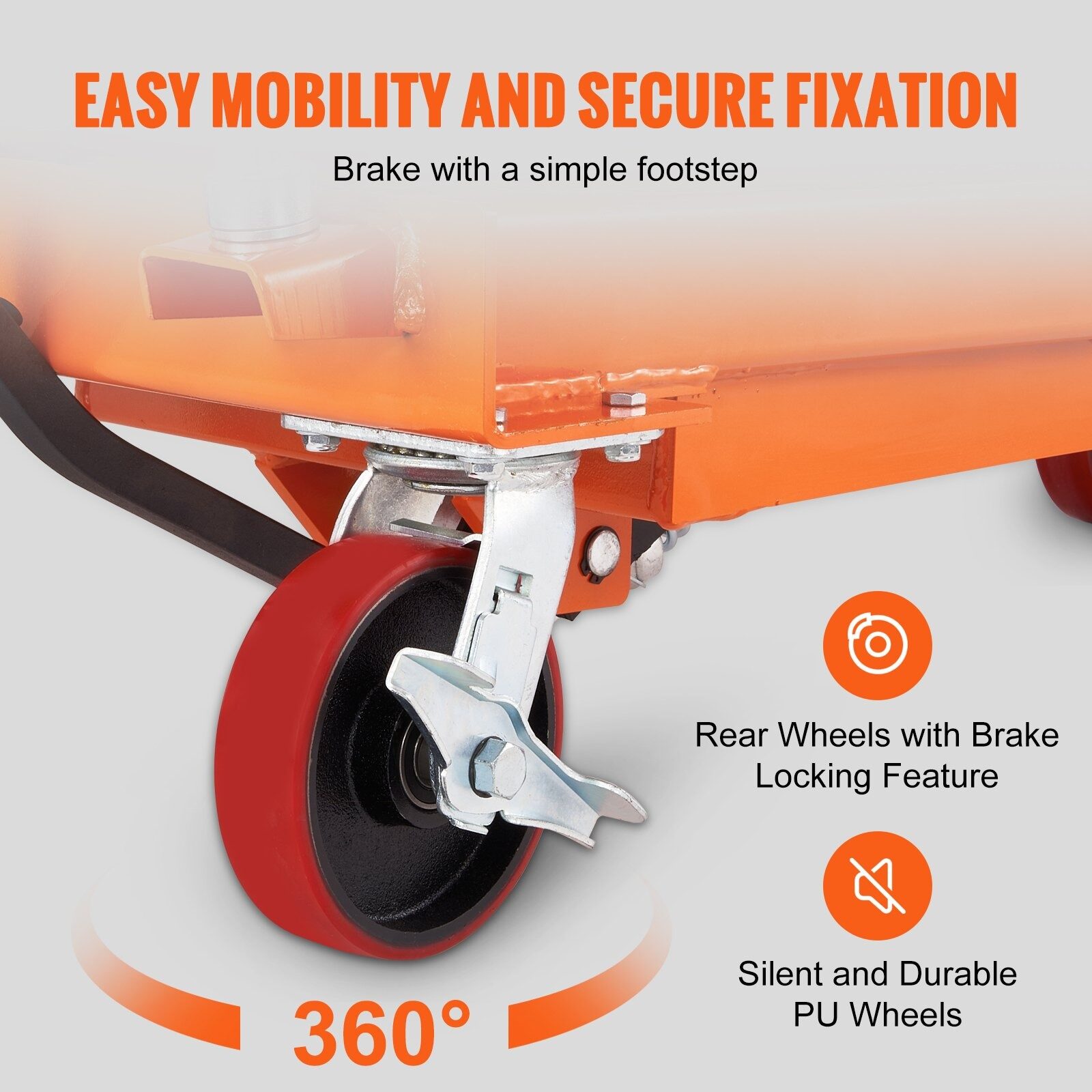【Special promotion, only 5 units left】Hydraulic Lift Table Cart, Hydraulic Scissor Cart for Material Handling and Transportation