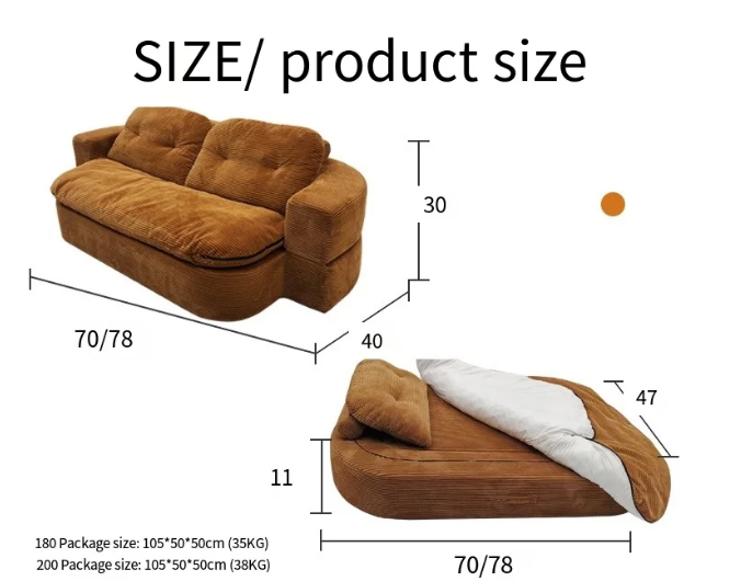 🔥（Buy 1 Get 1 Free）Clearance Sale✨Folding sofa bed memory foam sofa