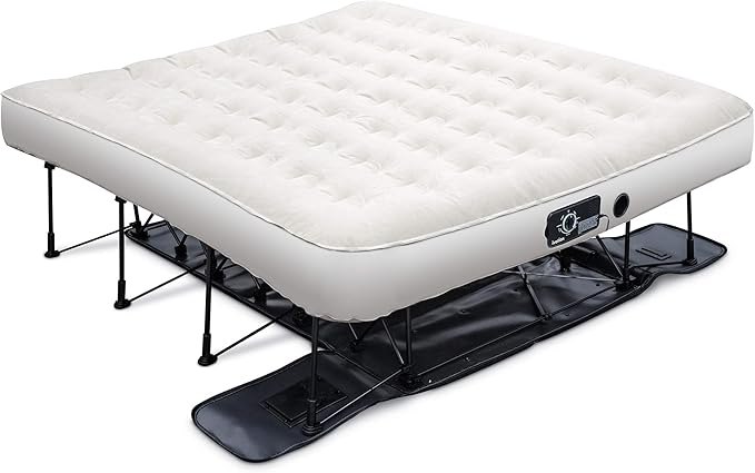 King Size Air Mattress with Built in Pump & Anti-Deflate Technology