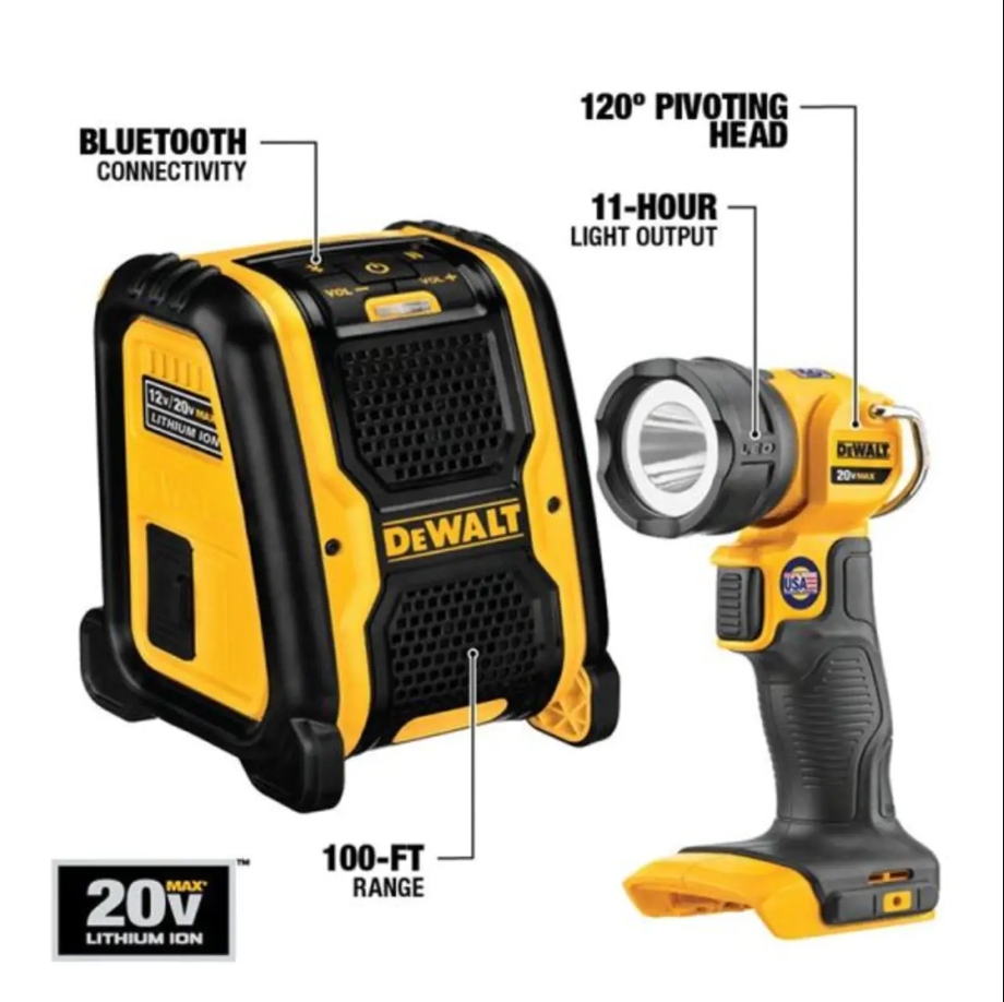 💥Clearance Sale🔥DEWALT 20-VOLT MAX LITHIUM ION BEST CORDLESS COMBO KIT (24-TOOL)