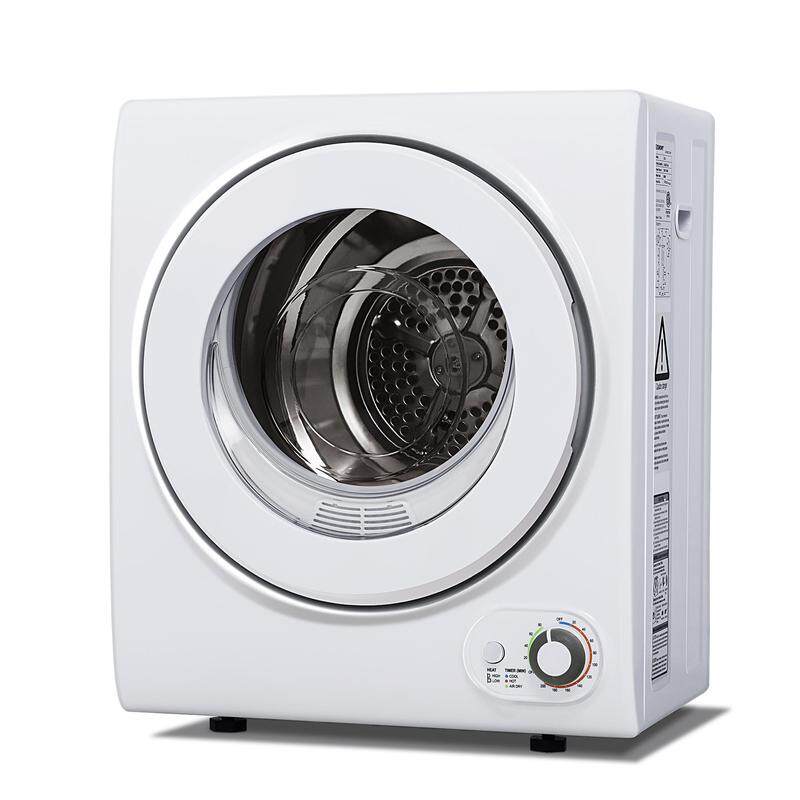 🎉Last day factory direct sales🔥Portable Clothes Dryer 850W Compact Laundry Dryers 1.5 cu.ft Front Load Stainless Steel Electric Dryers Machine with Stainless Steel Tub for Apartment,RVs,Dorms,White Easy Control