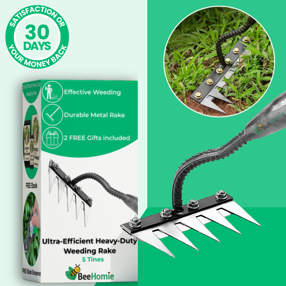 🔥Price reduction notification👇👇👇 Ultra-Efficient Heavy-Duty Weeding Rake
