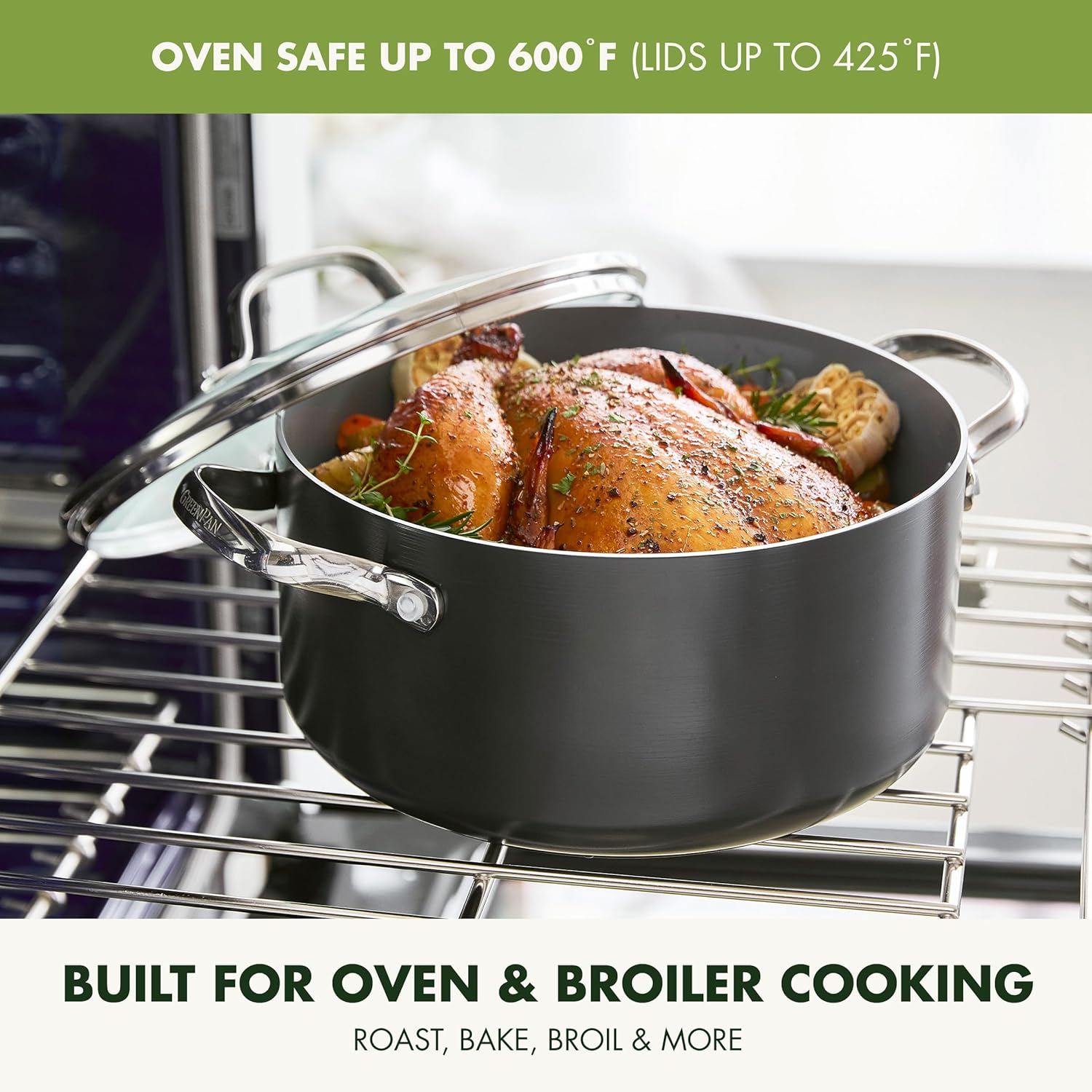 ⏰ As low as GH₵ 199🎉GreenPan 22 Piece Valencia Pro Ceramic Nonstick Cookware Set, PFAS-Free, Induction Ready, Hard Anodized Pots & Pans with Lids, Compatible on All Cooktops, Dishwasher & Oven Safe