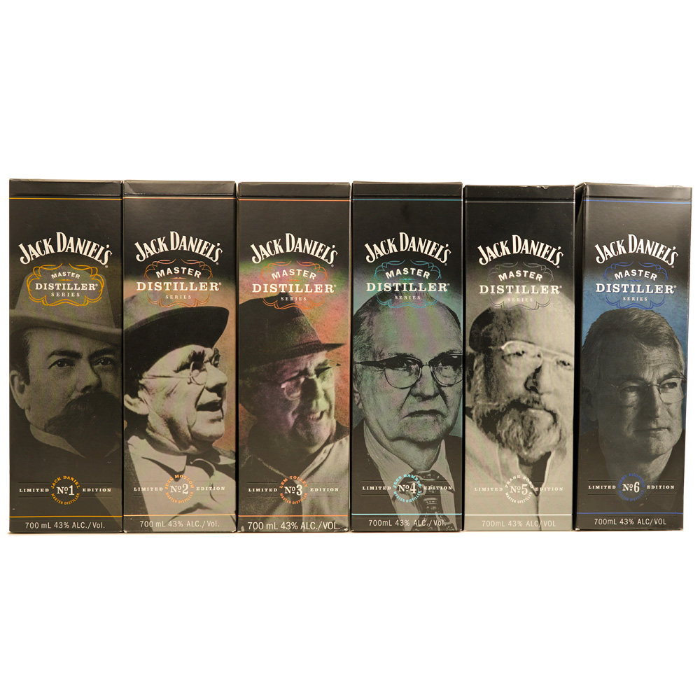 🔥Kwame Nkrumah Memorial Day Sale🔥JD Master Distiller collector’s set of 6 bottles, Edition 1-6