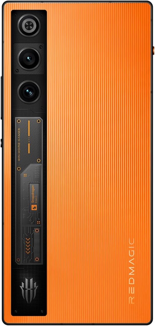 REDMAGIC 10 Air Smartphone 5G, 120Hz Gaming Phone, 6.8 FHD+, Under Display Camera, 5860mAh Android Phone, 16+512GB, 80W Charger, Dual-Sim, US Unlocked Cell Phone Orange